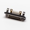 Waterproof D sub Coaxial Connector for PCB Mount 17w2 Male Right Angled