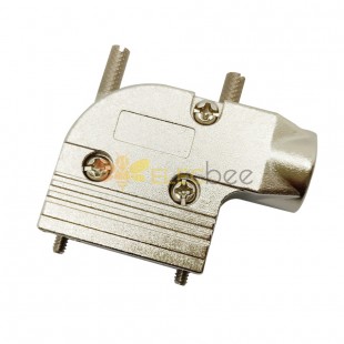 D SUB 4+1 Shell Right Angled Male Female shared Solder 4+1 pin Zinc Alloy Silver heavy current