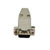 D SUB 9 Shell COM porta seriale VGA 9 pin in lega di zinco argento
