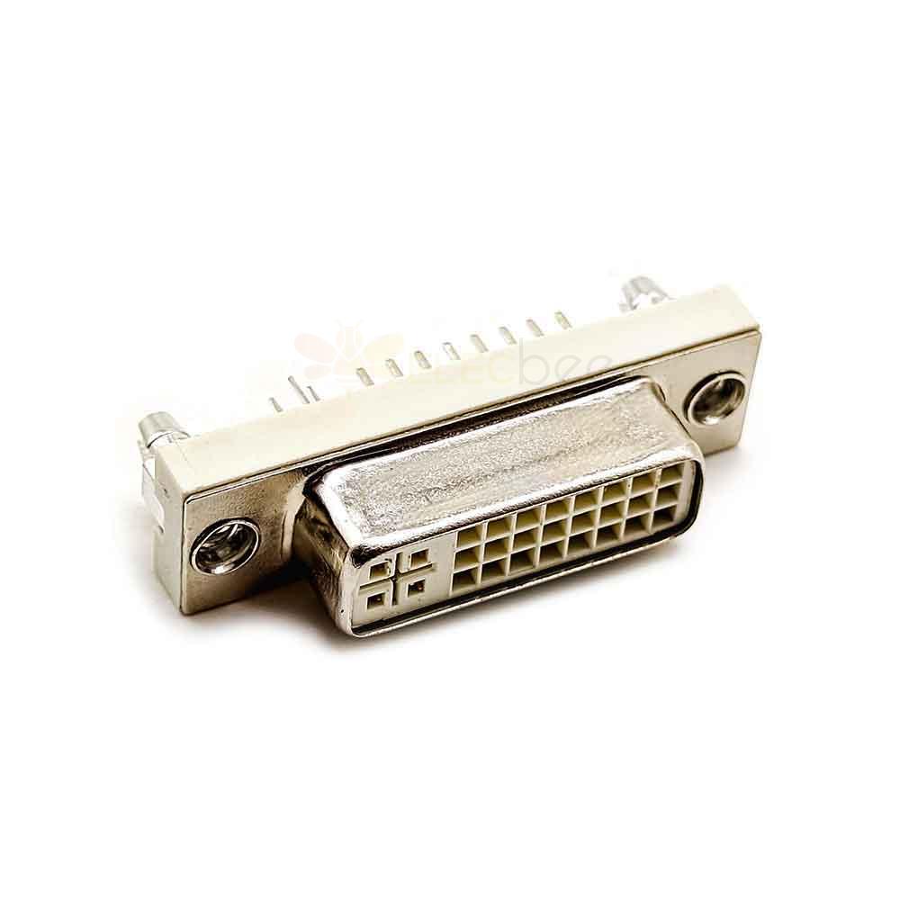 DVI Connector Femelle Droite 24-5 Bien trou pour PCB Mount