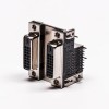 DVI 24-1 24-1 Female Connector R/A Black Stacked Type pour PCB Mount