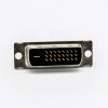 DVI 24+1オスストレートコネクタ(PCBマウント用穴)