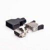 20Pin SCSI Connector Male 180 Degree Black Push Button Solder Type