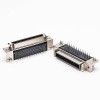 50 Pin Feminino Conector SCSI 90 Grau Staking Tipo através de buraco para PCB Mount