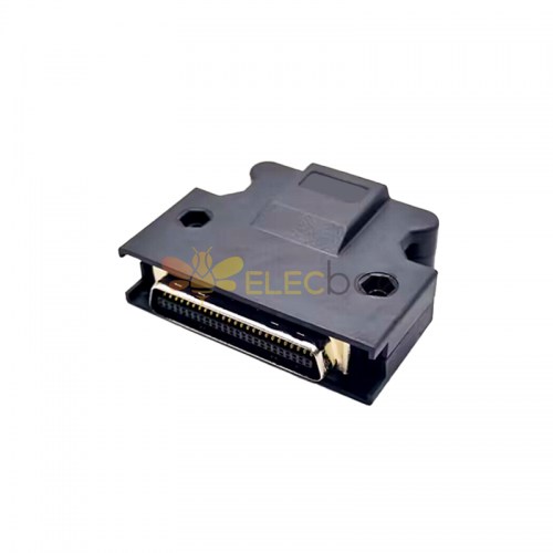 50 Pin SCSI MDR Male Black Plastic Shell Type