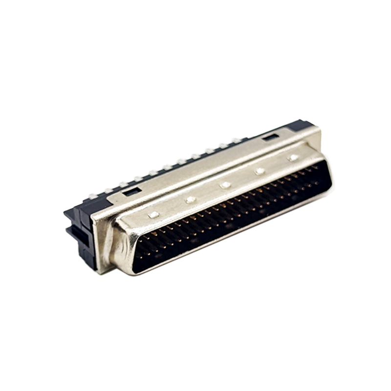 SCSI50公头直式焊接式50针接线HPDB型连接器