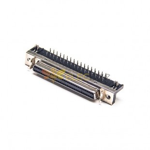 SCSI Connector 68 PIN HPDB Femme Angle droit DIP Type PCB Mount