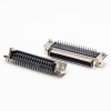 68 Pin SCSI Connector Female 90 Degree DIP with Harpoon for PCB Mount