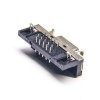 SCSI 20 PIN Connector HPDB Female Angled Through Hole Panel Mount