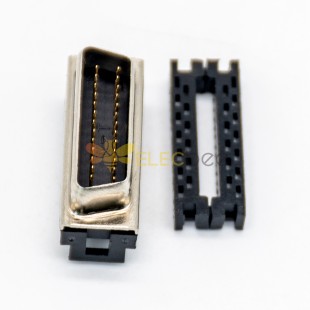 SCSI 26 HPDB Pin Straight Male IDC-Steckverbinder