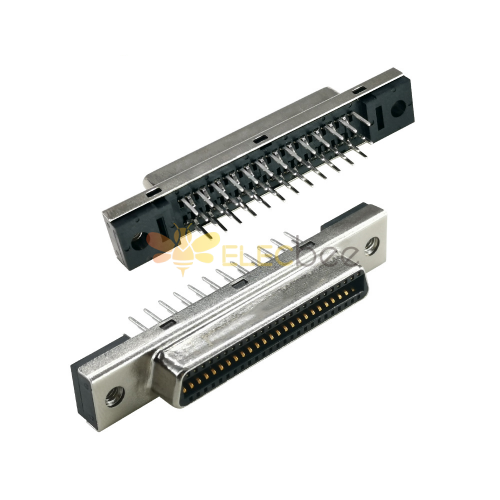 SCSI連接器 100芯 CN 型 直式 母 插板