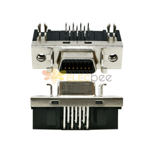 Connecteur SCSI 14 broches CN Type femelle à angle droit DIP Type PCB Mount
