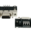 SCSI コネクタ 14 ピン CN タイプ ライトアングル メス DIP タイプ PCB マウント