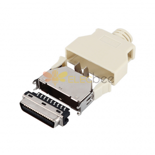 SCSI Connector 14pin HPCN Type Straight Male Solder Type