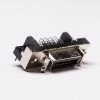 SCSI Konektörü 20 Pin Dik Açılı Kadın Zıpkın PCB Montaj için Delik