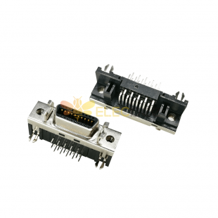 Connecteur SCSI 20pin CN Type femelle à angle droit DIP Type PCB Mount