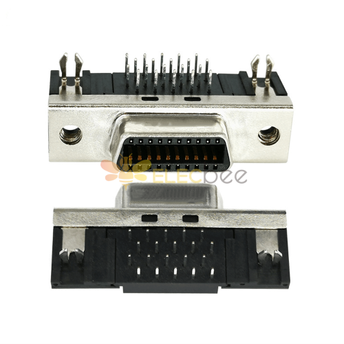 SCSI连接器 20芯 CN 型 弯式 母 插板