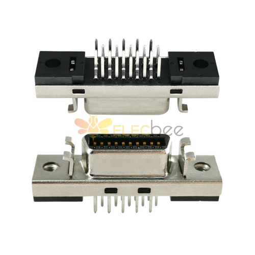 SCSI-Anschluss 20-poliger CN-Typ, gerade Buchse, DIP-Typ, PCB-Montage