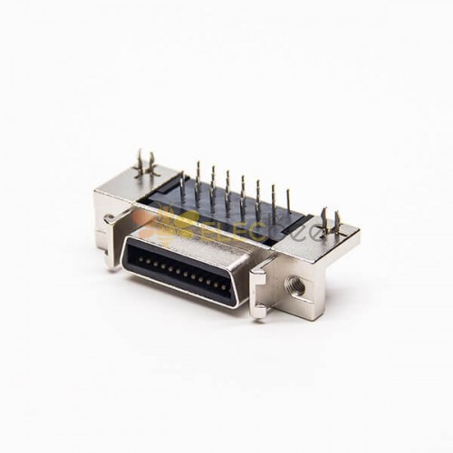 SCSI Conector 26 Pin Female com arpão através do buraco