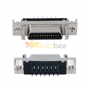 Connecteur SCSI 26 broches CN Type Droite Femelle Type DIP Montage PCB