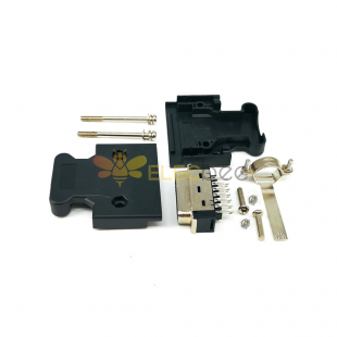 SCSI Connector 26pin HPCN Type Straight Male Solder Type
