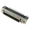SCSI 커넥터 50핀 CN 유형 직각 암 DIP 유형 PCB 마운트