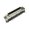 Conector SCSI 50 pinos tipo CN fêmea angular direito DIP tipo montagem PCB