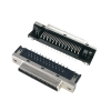 Conector SCSI 50 pinos tipo CN fêmea angular direito DIP tipo montagem PCB