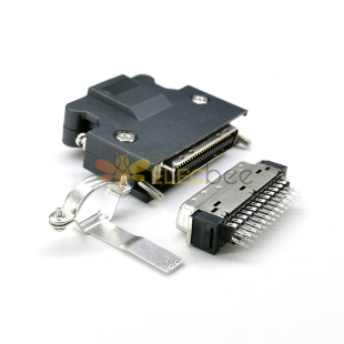 SCSI Connector 50pin CN Type Straight Male Solder Type