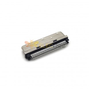 موصل SCSI 68 PIN VHDCI ذكر مستقيم الحافة جبل PCB جبل