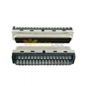 Conector SCSI 68 pinos HPDB tipo reto macho tipo solda