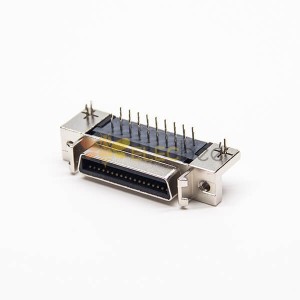 SCSI Conector PCB Mount DIP com Harpoon Female 36 Pin