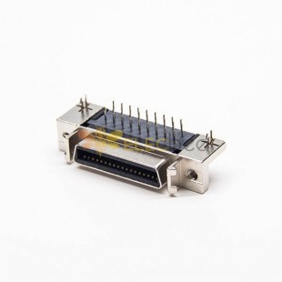 SCSI Коннектор PCB Маунт DIP с гарпуном женский 36 Pin