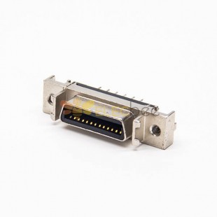 PCB Montaj için SCSI Kadın Konektörü Düz 26 Pin DIP