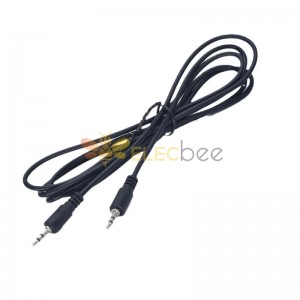 Câble de fréquence à deux canaux stéréo mâle à mâle de 2,5 mm Câble d'extension mâle à mâle de 1,5 m Câble adaptateur audio