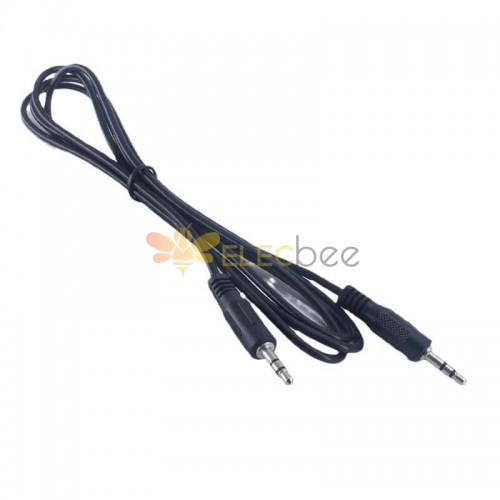 Adaptador de cable de audio y video macho a macho de 3,5 mm Cable de audio estéreo de dos canales