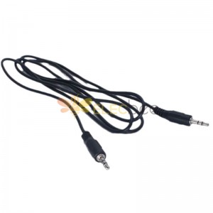 Câble audio stéréo mâle à mâle de 3,5 mm, câble d'extension mâle à mâle de 1,5 mètre, câble à double tête droite