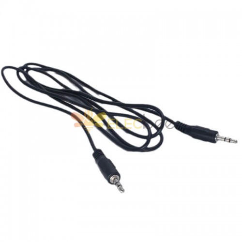 Câble audio stéréo mâle à mâle de 3,5 mm, câble d\'extension mâle à mâle de 1,5 mètre, câble à double tête droite