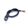 DC5.5 * 2.1mm Cable de alimentación de CC 0.75mm2 Cable de un solo extremo 25cm DC5.5 * 2.1mm Conector hembra