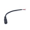 DC5.5*2.1mm Female Connector DC Power Cable for LED 15cm 0.5mm2