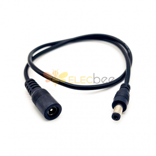 DC5.5*2.1MM Male To Female DC Power Cable Adapter 50cm