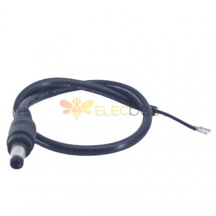 DC5.5*2.5MM Male Connector DC Power Cable Single End Monitor Power Cable 0.75mm2 30cm