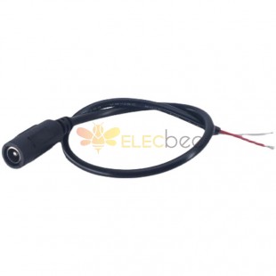 DC5.5*2.5MM Single Female DC Power Cable for Monitor 30cm