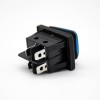 KCD 4 Rocker Switch 180° With Light LED Panel Mount KCD4N-201 Solder Cable 2 Position Electronic Rocker Switch