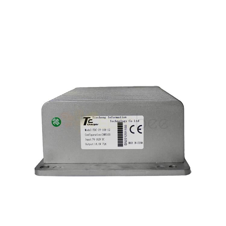Cargador de carga de batería EV 1KW 14V, 8.0~15V, 72A para 320V DC a DC a bordo
