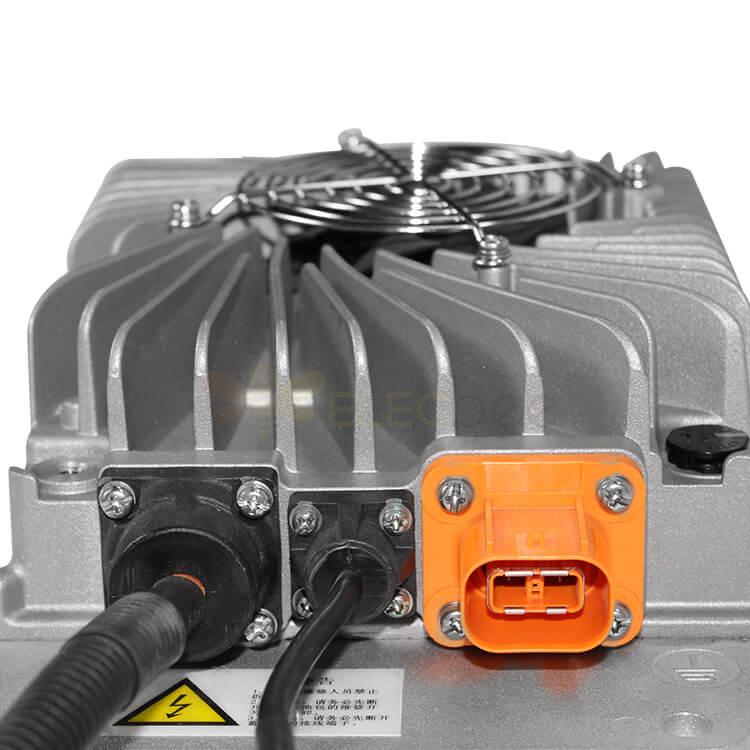 Caricabatterie per veicoli elettrici 1,5KW 14V | Efficiente caricabatteria integrato da CC a CC da 110 A 72 V raffreddato ad aria