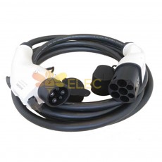 JTCCM3T2T23P1A05-1 EV Charging Cable Mode-3 Type 2 IEC 62196-2 Male to Type- 2 Female Three Phase, 16 Amp, 11Kw