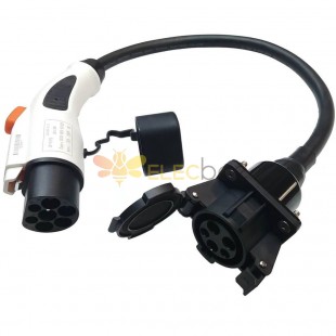 Electric Car Charging Leads US Socket to Chinese Plug Type 1 (J1772) to GB/T 20234 EV Adapter 60cm