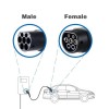 欧标充电线新能源电动车充电线2型便携式充电线16A单相