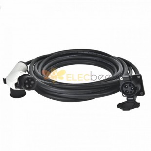 j1772 cable 32Amp Type 1 Plug to Type 1 Socket EVSE Adapter for Electric Car Charger 5Meter